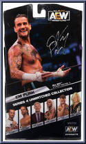 CM Punk from AEW - Unmatched - Series  4 manufactured by Jazwares [Back]