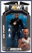 CM Punk from AEW - Unmatched - Series  4 manufactured by Jazwares [Front]