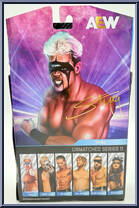Sting (Chase) from AEW - Unmatched - Series 11 manufactured by Jazwares [Back]