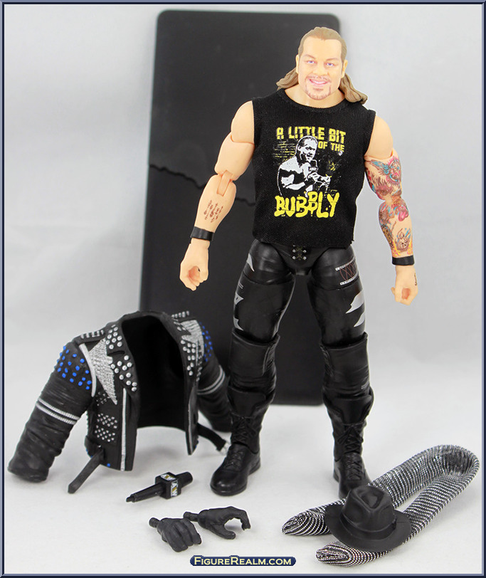 AEW UNRIVALED SERIES RINGSIDE A LITTLE BIT OF THE BUBBLY CHRIS JERICHO FIGURE 