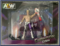 Champion Cody (Double or Nothing) from AEW - Unrivaled - Exclusives manufactured by Jazwares [Front]