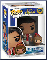 Aladdin of Agrabah (with Abu) from Aladdin - Pop! Vinyl Figures manufactured by Funko [Front]