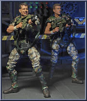 Corporal Dwayne Hicks & Private William Hudson from Aliens - 2-Packs manufactured by Neca [Loose]