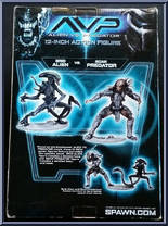 Scar Predator from Alien vs Predator - 12" Scale manufactured by McFarlane [Back]