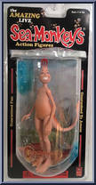 2004 SEA MONKEYS ACTION FIGURES DAD, MOM, SISTER & BROTHER