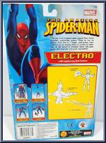 Electro from Amazing Spider-Man - Series 4 manufactured by Toy Biz [Back]