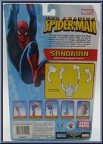 Sandman from Amazing Spider-Man - Series 2 manufactured by Toy Biz [Back]
