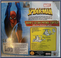 Sky Patrol Copter from Amazing Spider-Man - Bump & Go manufactured by Toy Biz [Back]