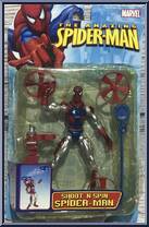 Spider-Man (Shoot 'N Spin) from Amazing Spider-Man - Series 2 manufactured by Toy Biz [Front]