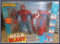 Spider-Man (Water Shooter) from Amazing Spider-Man - Mega Blast manufactured by Toy Biz [Front]