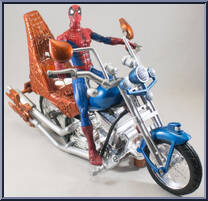 Web Cycle (Chopper) from Amazing Spider-Man - Vehicles manufactured by Toy Biz [Loose]