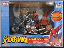 Web Cycle (Chopper) from Amazing Spider-Man - Vehicles manufactured by Toy Biz [Front]