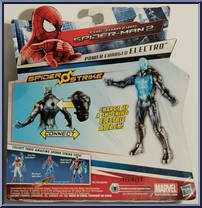 Electro (Power Charged) from Amazing Spider-Man 2 - Spider Strike manufactured by Hasbro [Back]