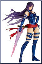 Psylocke from Amazing Yamaguchi Revoltech - Marvel manufactured by Kaiyodo [Loose]