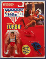 Gladiator Turbo from American Gladiators - Basic Series manufactured by Mattel [Front]