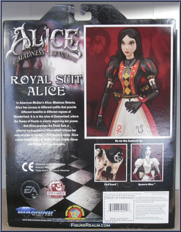 Alice Madness Returns Royal Suit Diamond Select American Mcgee's We're All  Mad!