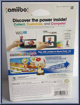 Toad from Amiibo - Super Mario manufactured by Nintendo [Back]