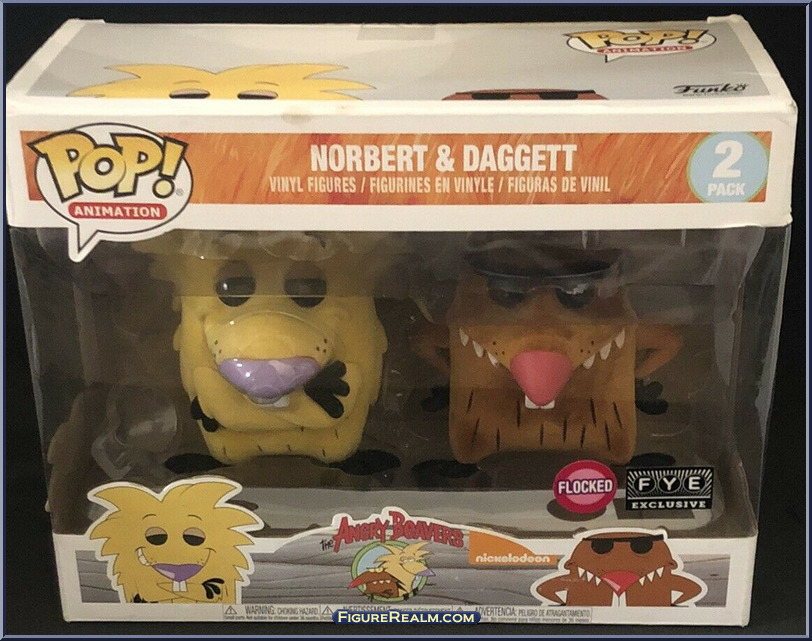 angry beavers funko pop flocked