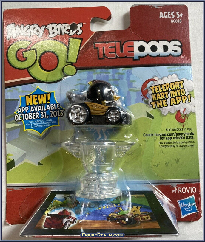 Black Bird - Angry Birds Go! - Telepods - Series 1 - Hasbro Action Figure