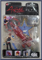 Starship / Gene Starwind / Melfina from Anime Collector - Outlaw Star manufactured by Bandai [Front]