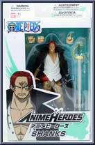 Shanks from Anime Heroes - One Piece manufactured by Bandai [Front]