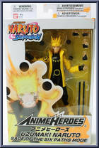 Uzumaki Naruto (Sage of the Six Paths Mode) from Anime Heroes - Naruto: Shippuden manufactured by Bandai [Front]