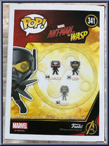 Wasp (Unmasked) (Chase) from Ant-Man - Ant-Man and the Wasp Pop! manufactured by Funko [Back]