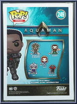Black Manta from Aquaman - Pop! Vinyl Figures manufactured by Funko [Back]