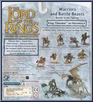 King Theoden on Horseback from Armies of Middle Earth - Warriors and Battle Beasts - Wave 3 manufactured by Play Along [Back]