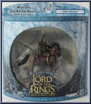 Rohan Horseman (#1 with Spear) from Armies of Middle Earth - Warriors and Battle Beasts - Wave 2 manufactured by Play Along [Front]