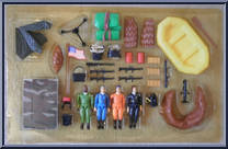 Combat Headquarters Set from A-Team - 3 3/4" Scale - Accessories manufactured by Galoob [Loose]