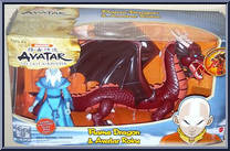 Flame Dragon / Avatar Roku from Avatar the Last Airbender - Water Series manufactured by Mattel [Front]