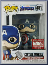 Captain America (Mjolnir) from Avengers - Avengers Endgame Pop! manufactured by Funko [Front]