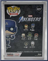 Captain America (GamerVerse) from Avengers - Avengers Pop! manufactured by Funko [Back]