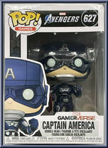 Captain America (GamerVerse) from Avengers - Avengers Pop! manufactured by Funko [Front]