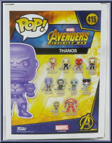 Thanos (Purple Chrome) from Avengers - Avengers Infinity War Pop! manufactured by Funko [Back]
