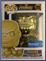 Thanos (Gauntlet) (Gold Chrome) from Avengers - Avengers Infinity War Pop! manufactured by Funko [Front]