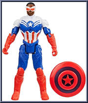 Anti-Venom Captain America from Avengers - Epic World of Action manufactured by Hasbro [Loose]