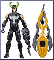 Venomized Loki (Battle Gear Scepter) from Avengers - Epic World of Action manufactured by Hasbro [Loose]