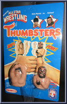 Rick Martel vs. Animal from AWA - Thumbsters manufactured by Remco [Front]