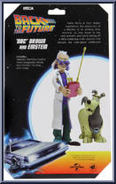 Doc Brown and Einstein from Back to the Future - Toony Classics manufactured by Neca [Back]