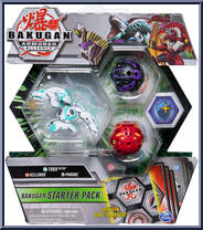 Haos Trox Ultra / Darkus Pharol / Pyrus Nillious from Bakugan - Armored Alliance - Starter Packs manufactured by Spinmaster [Front]