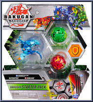 Aquos Eenoch Ultra / Ventus Pegatrix / Pyrus Howlkor from Bakugan - Armored Alliance - Starter Packs manufactured by Spinmaster [Front]