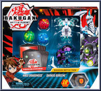 Haos Dragonoid / Darkus Goreene from Bakugan - Battle Planet - Battle Pack manufactured by Spinmaster [Front]