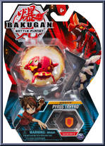 Pyrus Trhyno from Bakugan - Battle Planet - Core manufactured by Spinmaster [Front]