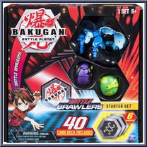 Aquos Garganoid / Darkus Hydorous / Ventus Fangzor from Bakugan - Battle Planet - Starter Set manufactured by Spinmaster [Front]