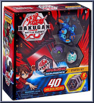 Aquos Pyravian Ultra / Darkus Cubbo / Haos Turtonium from Bakugan - Battle Planet - Starter Set manufactured by Spinmaster [Front]