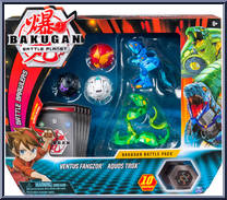 Ventus Fangzor / Aquos Trox from Bakugan - Battle Planet - Battle Pack manufactured by Spinmaster [Front]