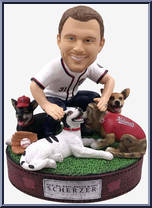 Max Scherzer (Washington Nationals) (Dogs) from Baseball - Player Bobbles manufactured by Foco [Loose]