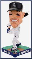 Nolan Arenado (Colorado Rockies) (Caricature) from Baseball - Player Bobbles manufactured by Foco [Loose]